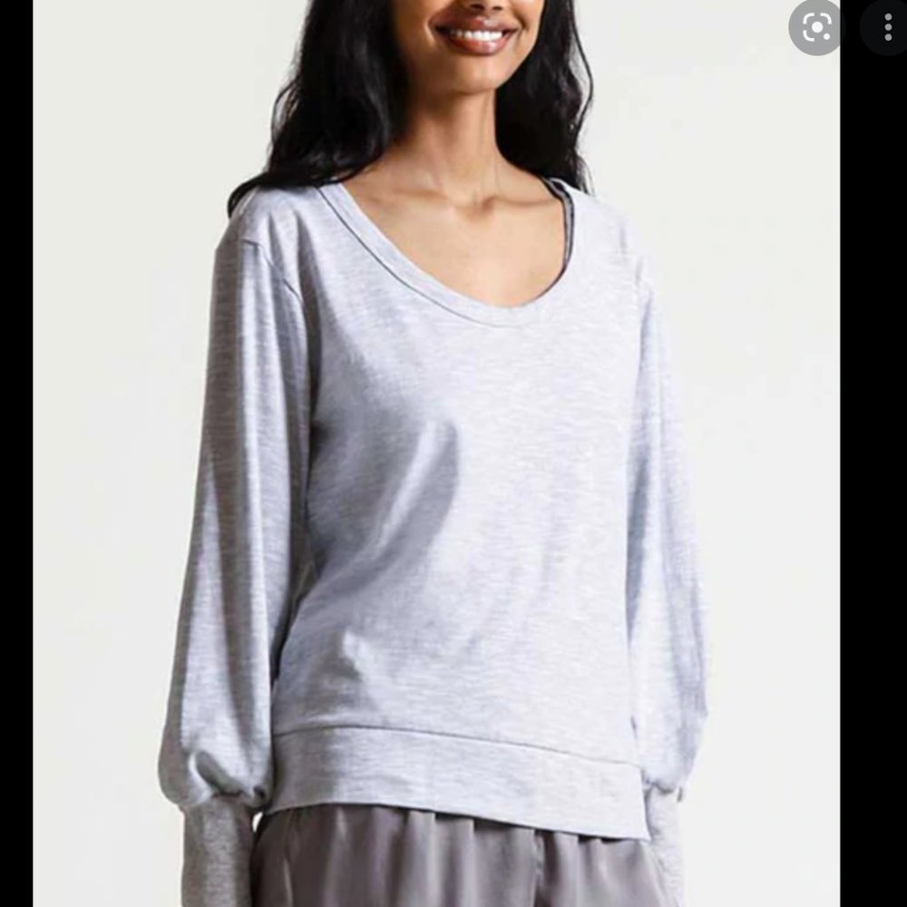 Skin Mylee Pullover in Silver Shadow